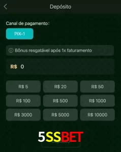 deposits 5SSBET